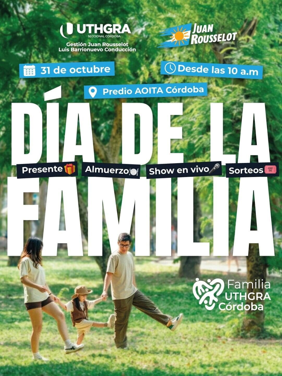 Día de la Familia de UTHGRA Córdoba: una jornada para compartir y celebrar juntos